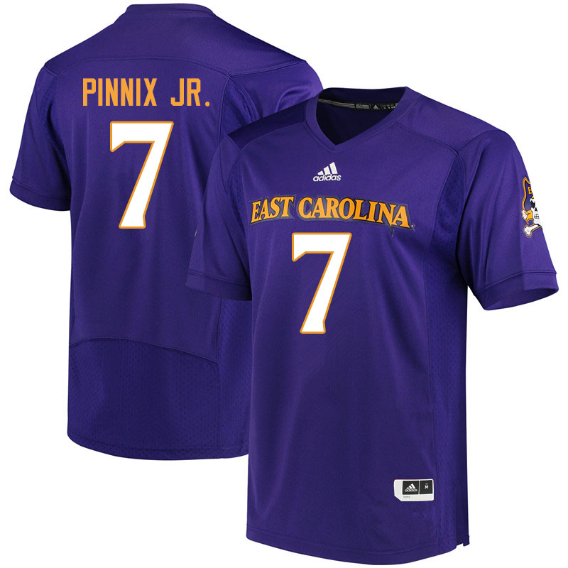 Men #7 Darius Pinnix Jr. ECU Pirates College Football Jerseys Sale-Purple